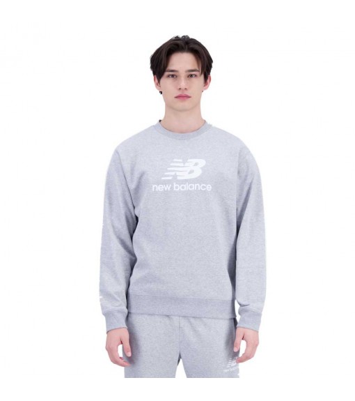 SUDADERA NEW BALANCE ESSENTIALS STACKED LOGO FRENCH TERRY