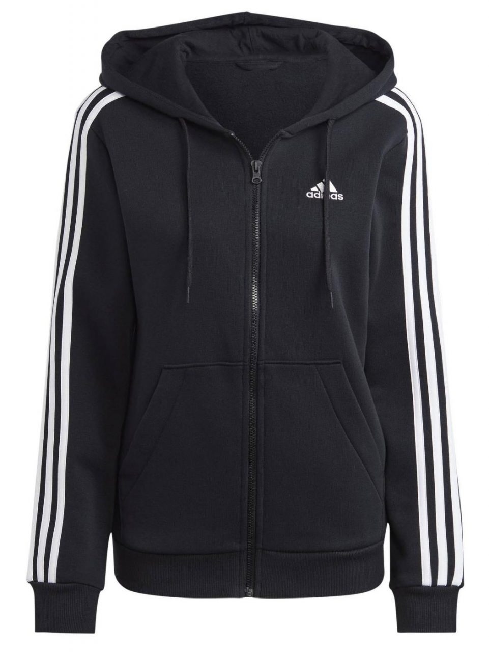 SUDADERA ADIDAS ESSENTIALS 3 STRIPES FULL-ZIP FLEECE HOODIE